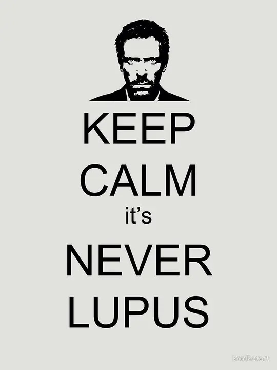 Keep Calm — It's Never Lupus